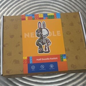 Half Doodle Rabbit Puzzle